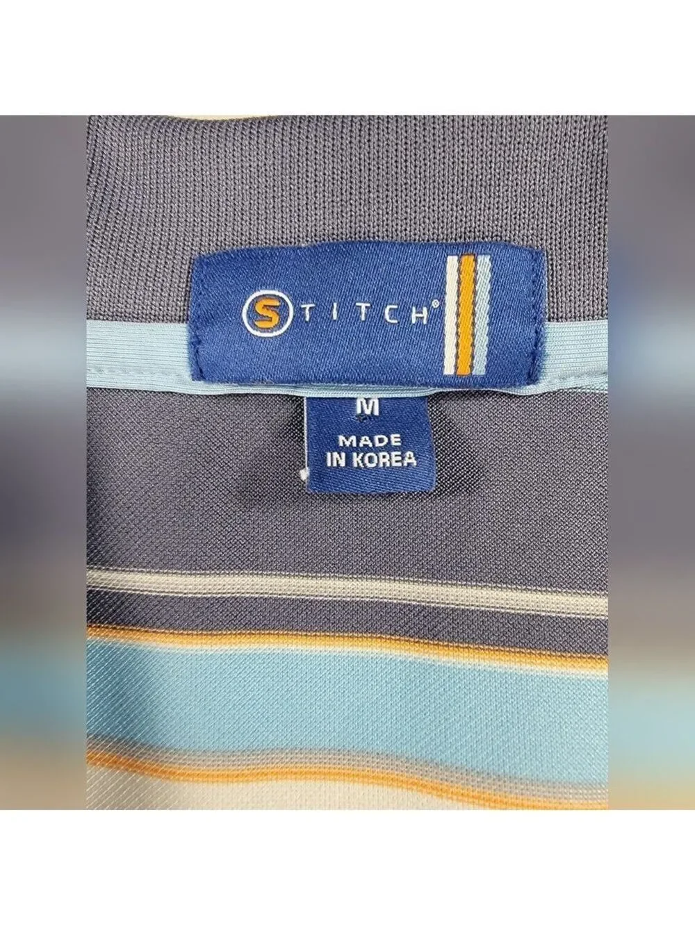 Stitch Golf Performance Stretch Pique Polo Shirt Mens Medium TPC Rivers Bend